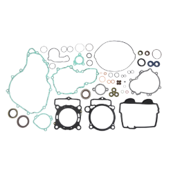 Complete Gasket Set(Includes Head Cover Rubber & Oil Seals)-KTM/HSQ250 4-T