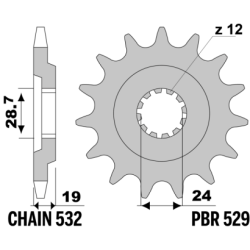 PBR Front Sprocket