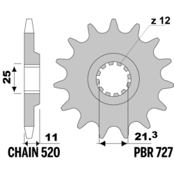 PBR Front Sprocket