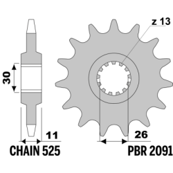PBR Front Sprocket