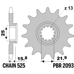 PBR Front Sprocket