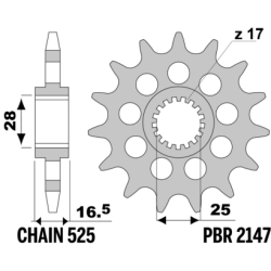 PBR Front Sprocket