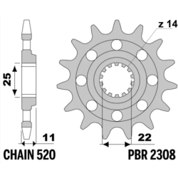 PBR Front Sprocket