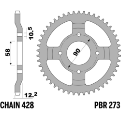 PBR Rear Sprocket