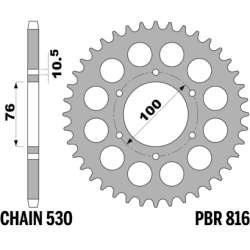 PBR Rear Sprocket
