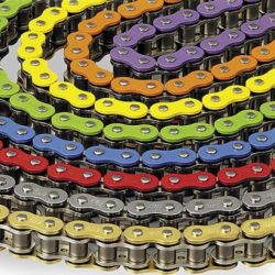 EK 520SRX2 Red Metallic X-Ring Chain