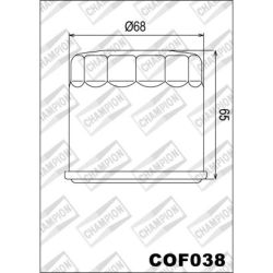Champion Oil Filter-HF138