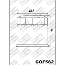 Champion Oil Filter-HF682