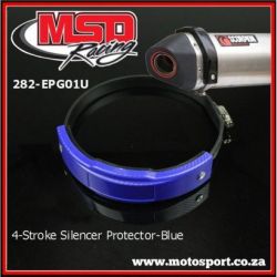 4-Stroke Exhaust Guard-Blue