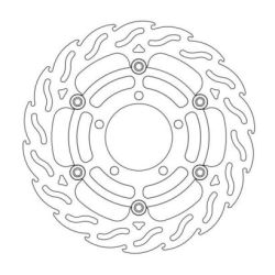 M-M Flame Disc-ZX-6R/ZX-6RR Left Front