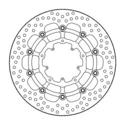 M-M Halo Floating Disc-Honda Left Front