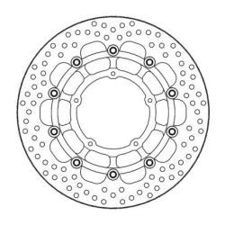 M-M Halo Floating Disc-Honda Right Front