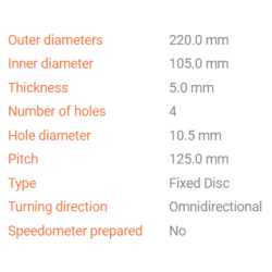 Moto-Master Ultra Light Disc Rear-Honda