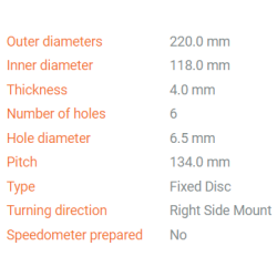 Moto-Master Disc-Rear RM125/250/RMX250/DRZ400E/S