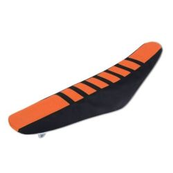 Gripper Seat Cover Blk/Orange/Blk-SX/SXF/EXC/EXCF/XC/XCW