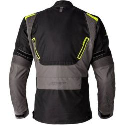 RST Endurance Textile Jacket-Black/Grey/Yellow-M/42