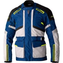 RST Endurance Textile Jacket-Blue/Silver/Yellow-L/44