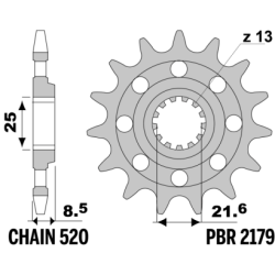 PBR Front Sprocket