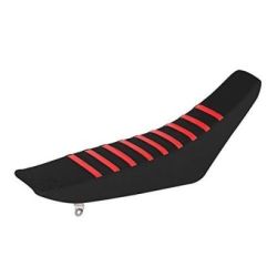 Gripper Seat Cover Black/Red Stripes-CRF150R