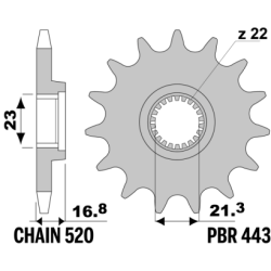 PBR Front Sprocket