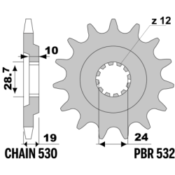 PBR Front Sprocket