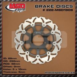 Wave Floating Front Disc-SV650/GSX600/750F
