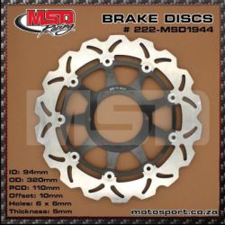 Wave Floating Front Disc-CBR1000RR Non-ABS 08-15