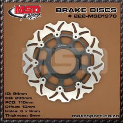 Wave Floating Front Disc-CB600F/Hornet/CBR600F