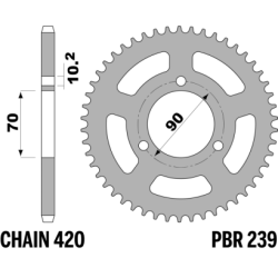 PBR Rear Sprocket