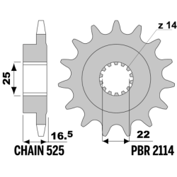 PBR Front Sprocket