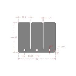 Carbono Carbon Reed CR125R 87-00
