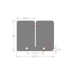 Carbono Carbon Reed KX125 98-02