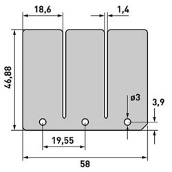 Carbono Carbon Reed YZ125 01-21/YZ125X 20-22