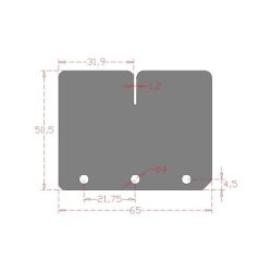 Carbono Carbon Reed EXC125 04-06