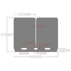 Carbono Carbon Reed-V-Force 3 Block