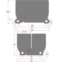Carbono Carbon Reed-V-Force 3 Block