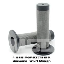 Dual Compound Grips-Grey/Black