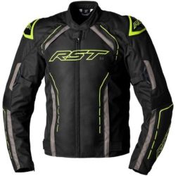 S1 Textile Jacket-Black/Fluo Yellow 4XL/52