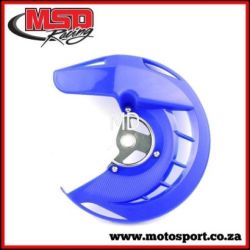 Front Disc Guard Set-Husqvarna Blue
