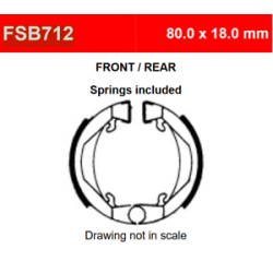 Ferodo Brake Shoe EBC322