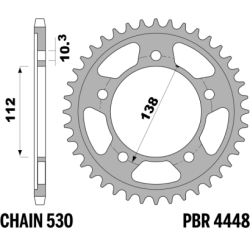 PBR Rear Sprocket