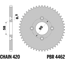 PBR Rear Sprocket