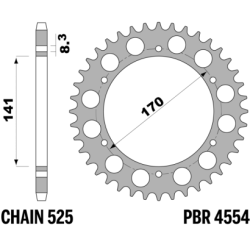 PBR Rear Sprocket
