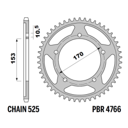 PBR Rear Sprocket