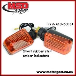 Indicators Short Stem Black/Amber