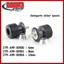 Swingarm Bobbin Slider Spools-6mm
