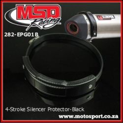 4-Stroke Exhaust Guard-Black