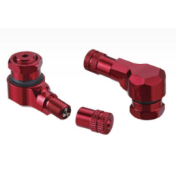 Alloy Tubeless Bent Air Valve-M8-Titanium Colour
