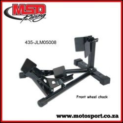 Front Wheel Chock-Fits 16 to 19 Inch Rims 