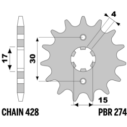 PBR Front Sprocket
